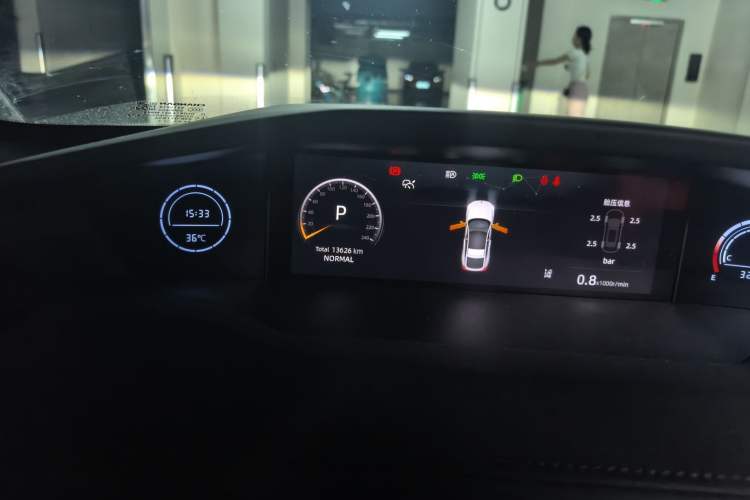 Used CHANGAN UNI-V 2024 1.5T Prestige Sport Edition Odometer Close Up
