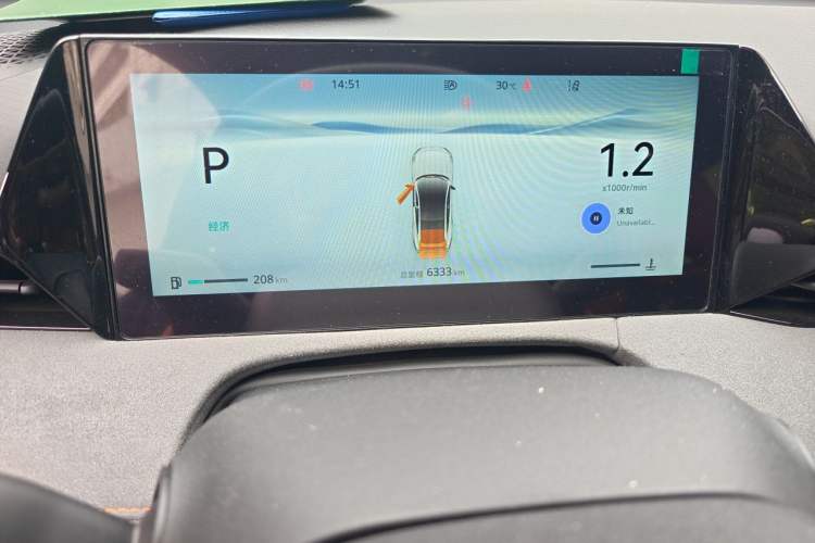 Used CHANGAN UNI-V 2025 Model Third-Generation 1.5T 500Bar Prestige Sports Edition Instrument Cluster