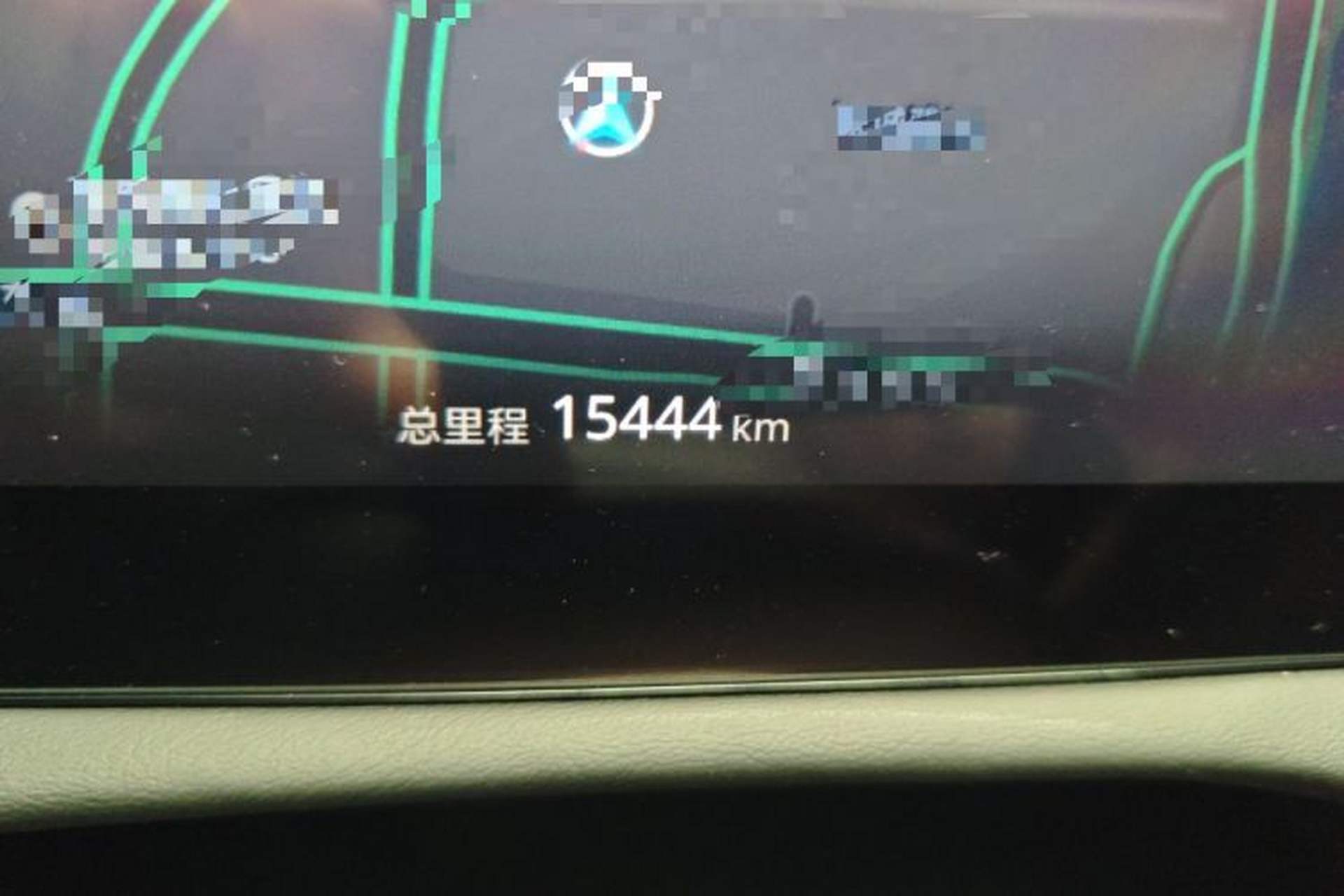 Used CHANGAN UNI-V 2025 Model Third-Generation 1.5T 500Bar Prestige Edition Odometer Close Up