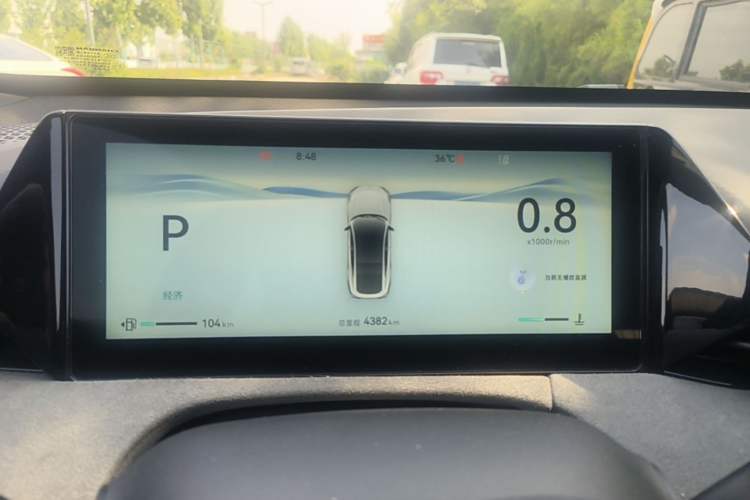 Used CHANGAN UNI-V 2025 Model Third-Generation 2.0T Dynamic Edition Instrument Cluster