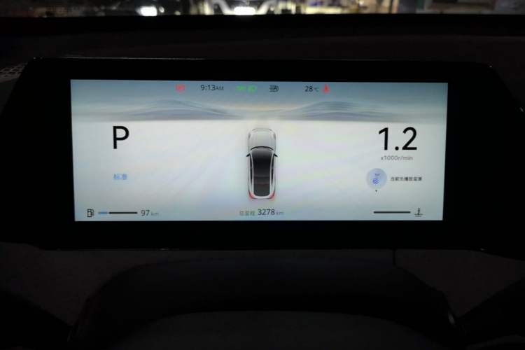 Used CHANGAN UNI-V 2025 Model Third-Generation 2.0T Dynamic Edition Instrument Cluster