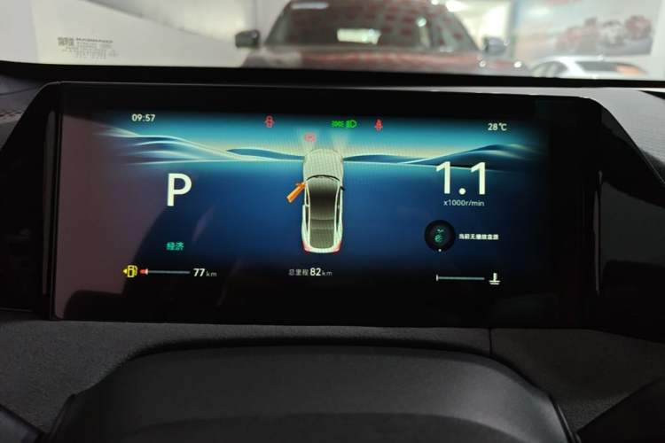Used CHANGAN UNI-V 2025 Model Third-Generation 1.5T 500Bar Prestige Sports Edition Instrument Cluster