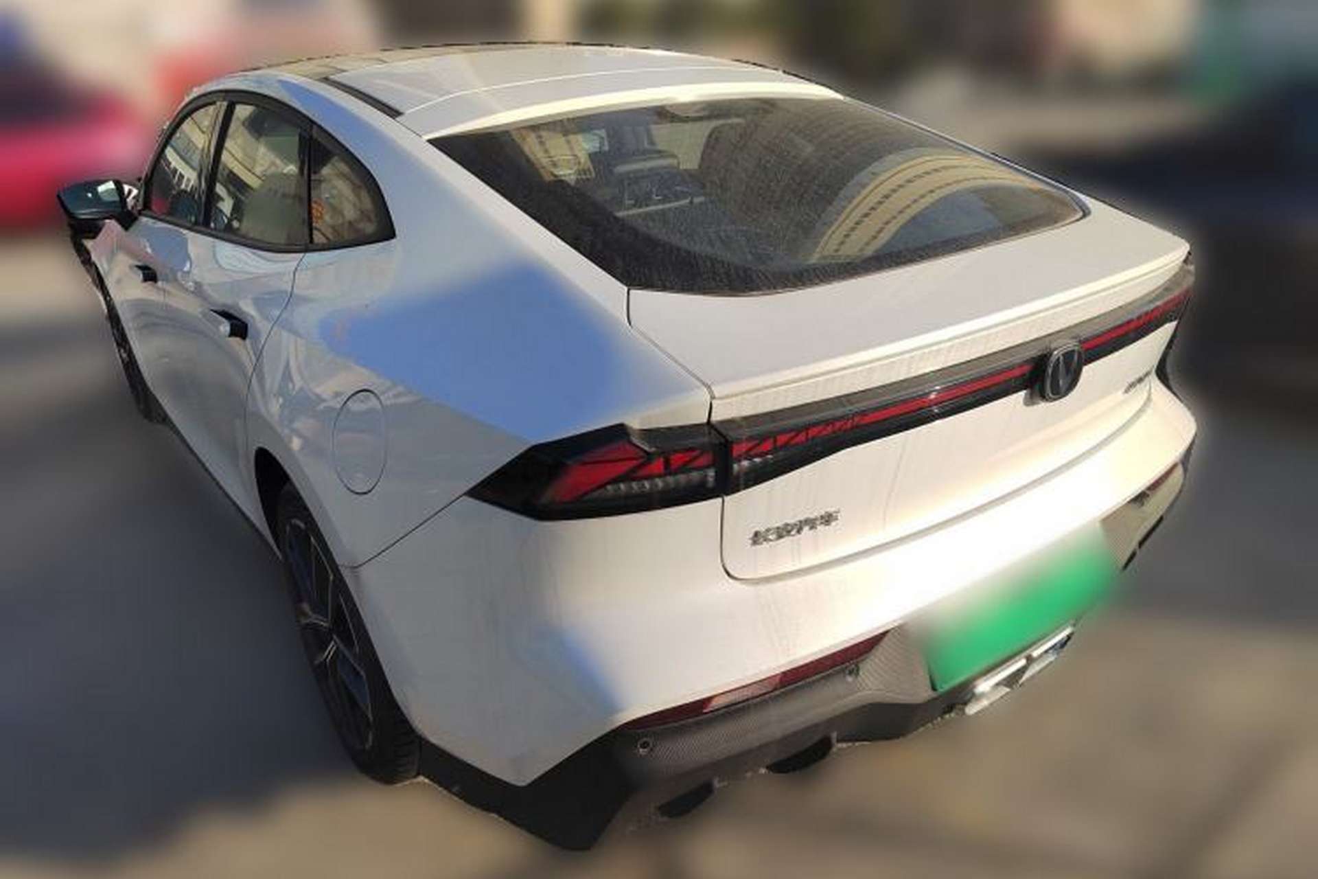 Used CHANGAN UNI-V iDD 2024 Blue Whale Smart Electric iDD 136km Luxury Model Rear Left 45 Deg