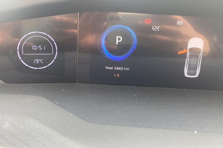 Used CHANGAN UNI-V iDD 2023 ZhiDian iDD 1.5T 113km ZhiKu Model Odometer Close Up