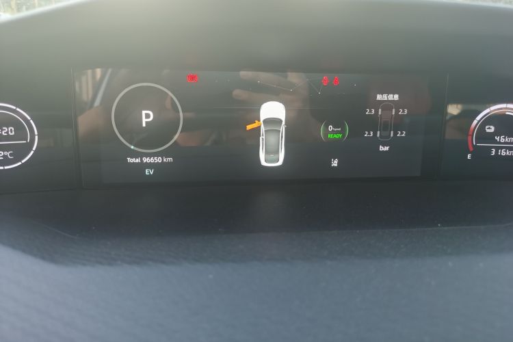 Used CHANGAN UNI-V iDD 2023 ZhiDian iDD 1.5T 113km Smart & Fun Version Odometer Close Up
