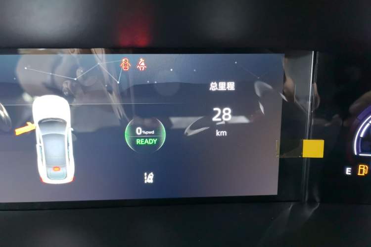 Used CHANGAN UNI-V iDD 2023 ZhiDian iDD 1.5T 113km Smart & Fun Version Odometer Close Up