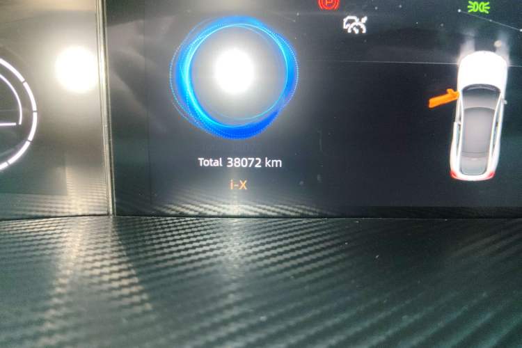 Used CHANGAN UNI-V iDD 2023 ZhiDian iDD 1.5T 113km ZhiKu Model Odometer Close Up