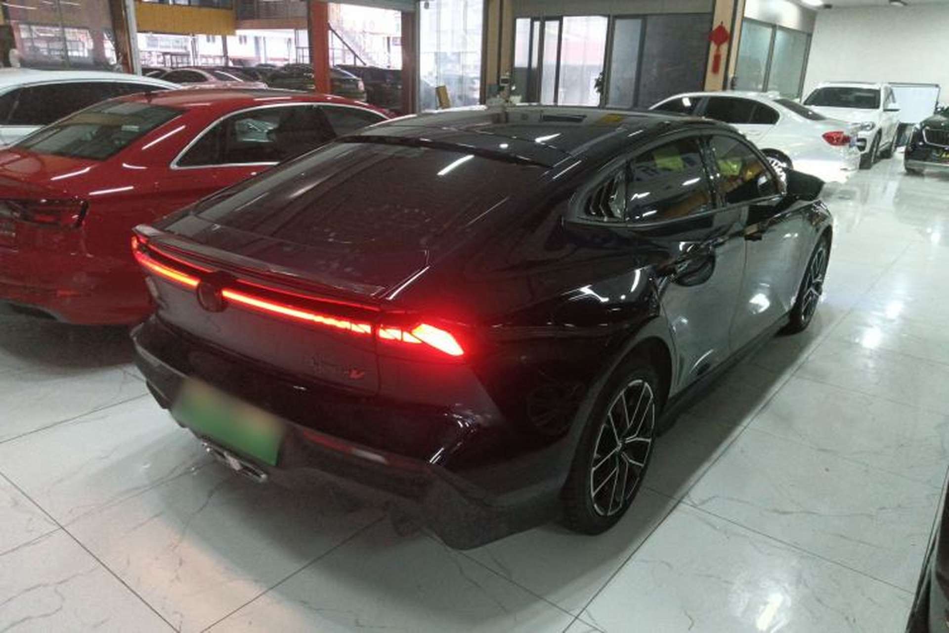 Used CHANGAN UNI-V iDD 2024 Blue Whale Smart Electric iDD 136km Luxury Model Rear Right 45 Deg