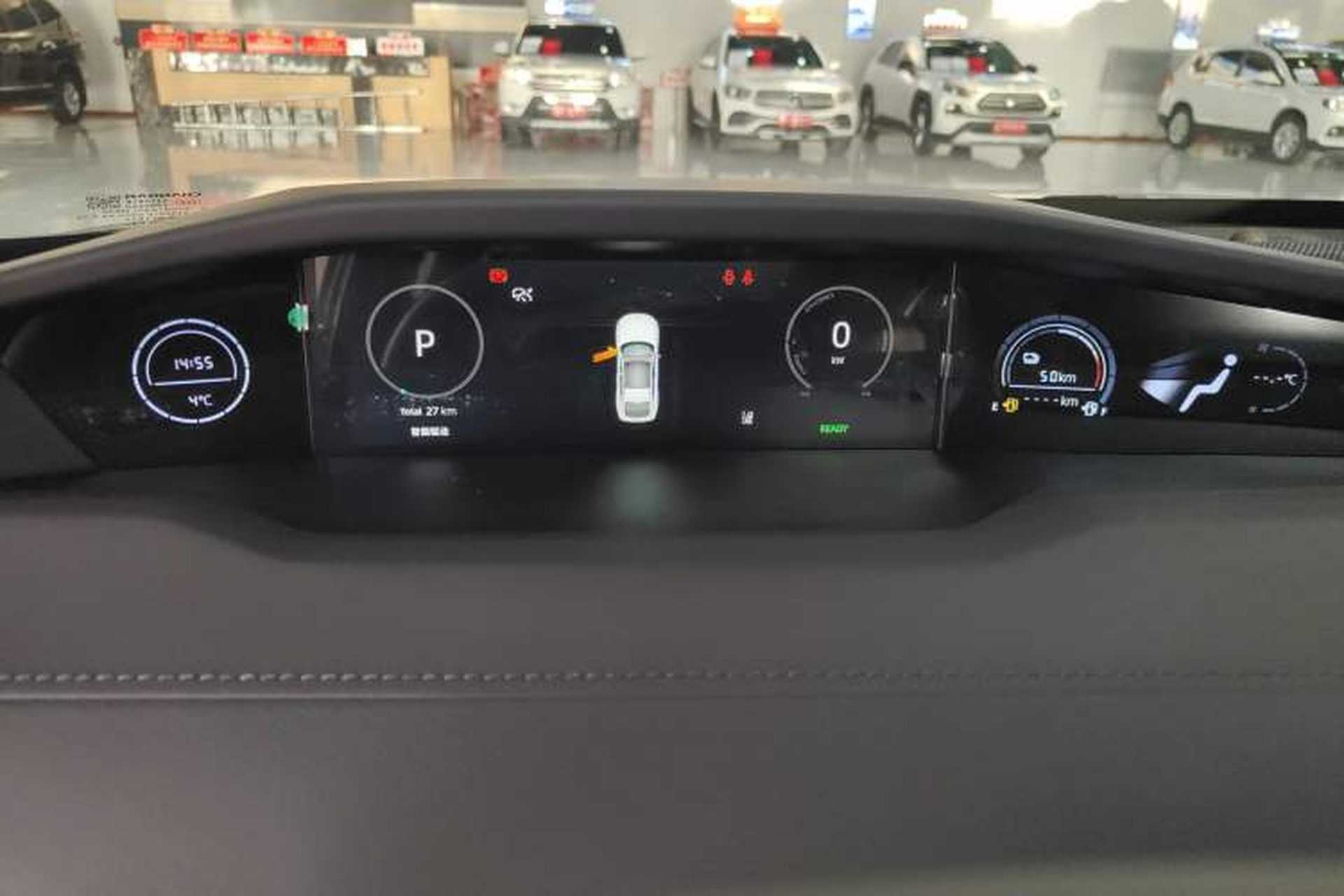 Used CHANGAN UNI-V iDD 2024 Blue Whale Smart Electric iDD 136km Luxury Model Instrument Cluster