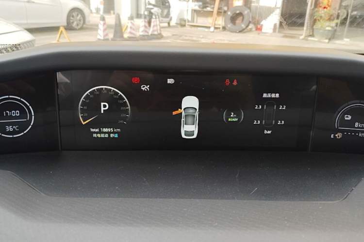 Used CHANGAN UNI-V iDD 2024 Blue Whale Smart Electric iDD 136km Luxury Model Instrument Cluster