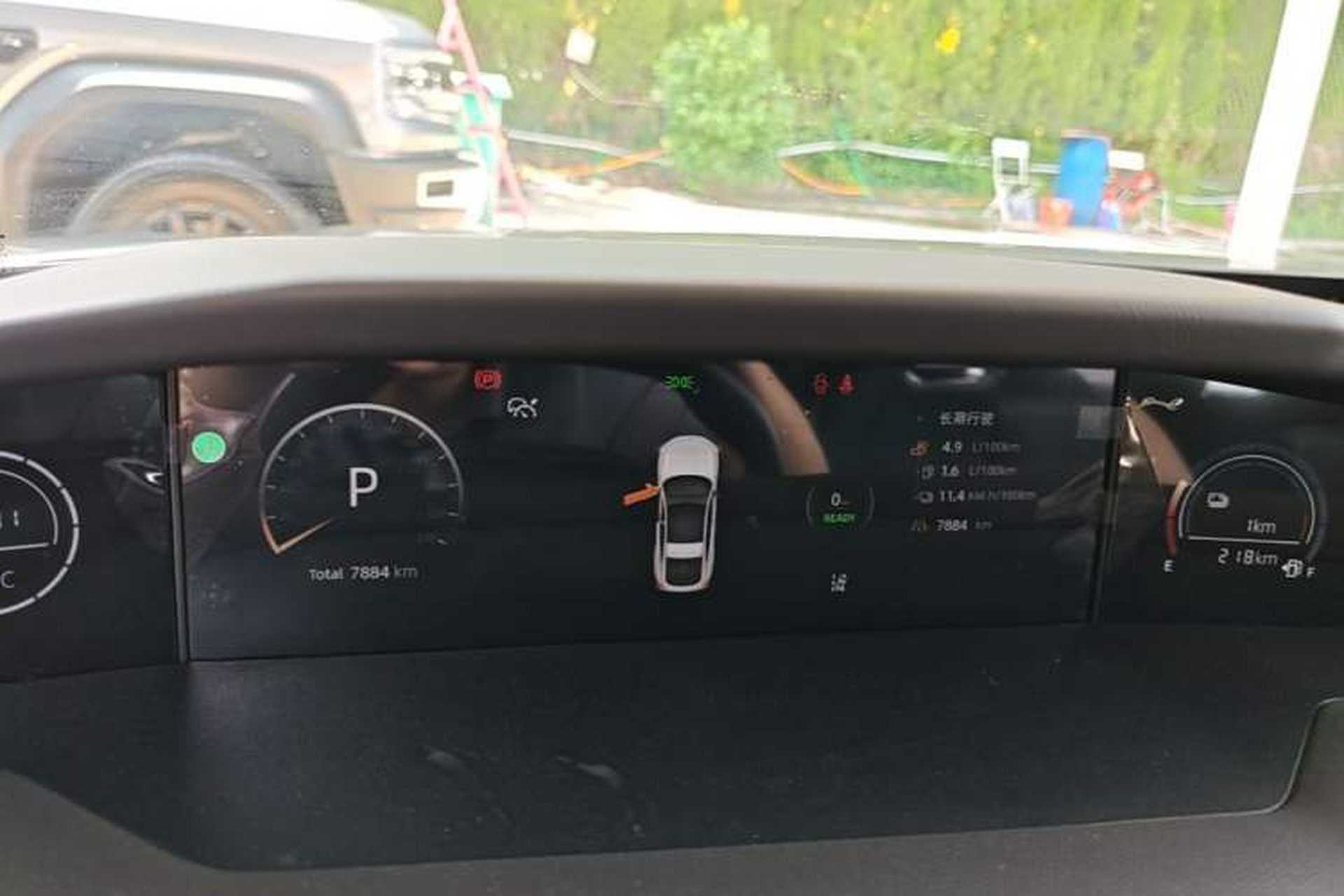 Used CHANGAN UNI-V iDD 2024 Blue Whale Smart Electric iDD 136km Luxury Model Instrument Cluster