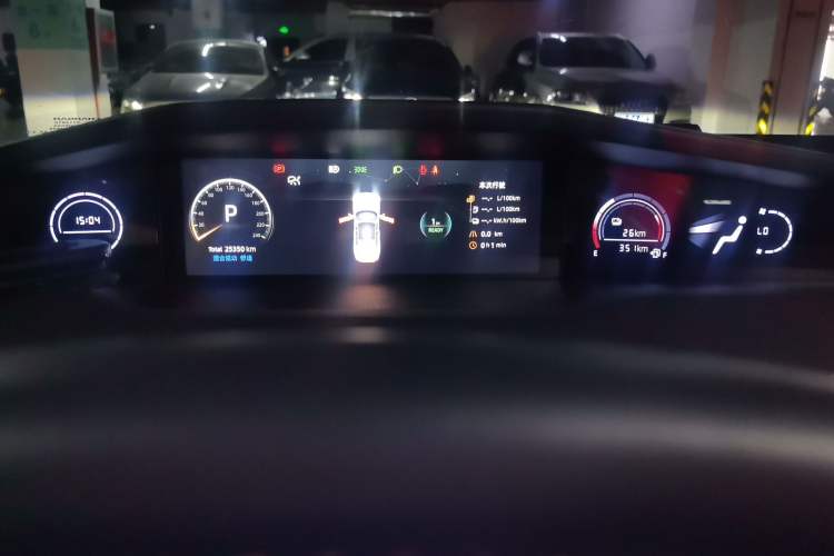 Used CHANGAN UNI-V iDD 2024 Blue Whale Smart Electric iDD 136km Luxury Model Instrument Cluster