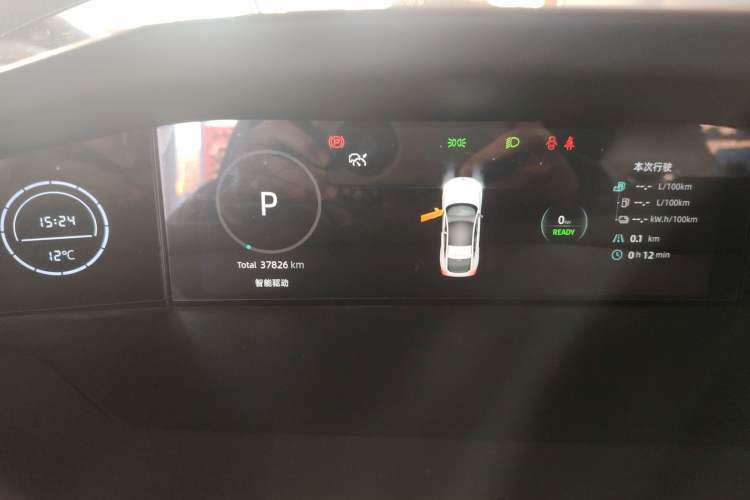 Used CHANGAN UNI-V iDD 2024 Blue Whale Smart Electric iDD 136km ZhiKu Model Instrument Cluster