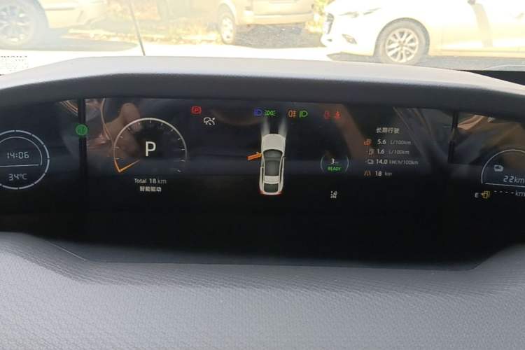 Used CHANGAN UNI-V iDD 2024 Blue Whale Smart Electric iDD 136km Luxury Model Instrument Cluster