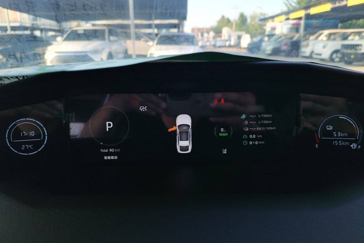 Used CHANGAN UNI-V iDD 2024 Blue Whale Smart Electric iDD 136km Luxury Model Instrument Cluster