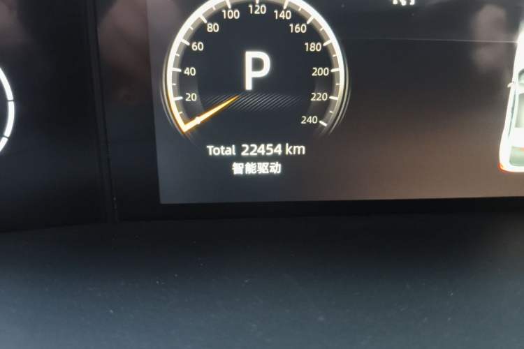 Used CHANGAN UNI-V iDD 2024 Blue Whale Smart Electric iDD 136km Luxury Model Odometer Close Up