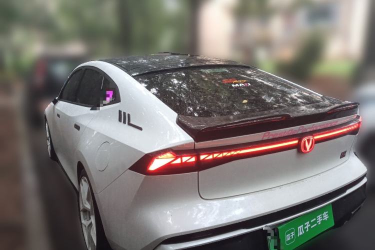 Used CHANGAN UNI-V iDD 2024 Blue Whale Smart Electric iDD 136km Luxury Model Rear Left 45 Deg