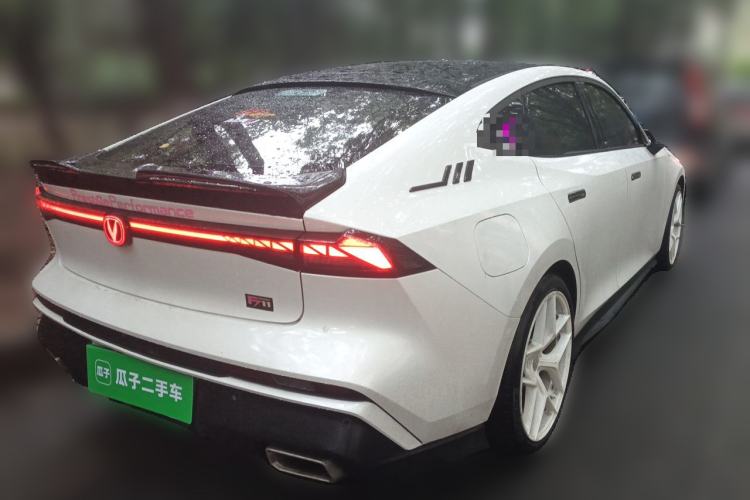 Used CHANGAN UNI-V iDD 2024 Blue Whale Smart Electric iDD 136km Luxury Model Rear Right 45 Deg