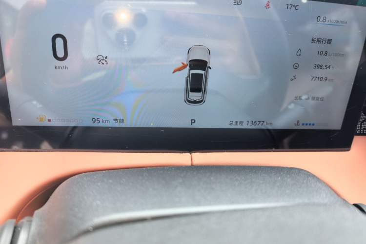 Used CHANGAN UNI-Z 2025 1.5T Premium Edition Odometer Close Up