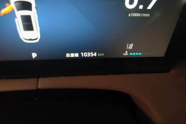 Used CHANGAN UNI-Z 2025 1.5T Premium Edition Odometer Close Up