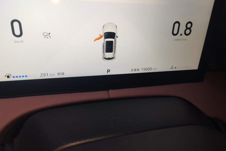 Used CHANGAN UNI-Z 2025 1.5T Premium Edition Odometer Close Up