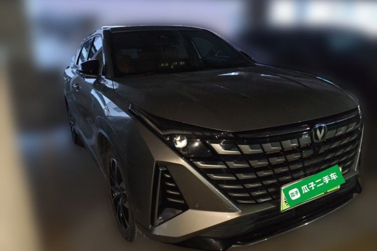 Used CHANGAN UNI-Z New Energy 2024 Blue Whale Smart Electric iDD 125km Excellence Model Front Right 45 Deg