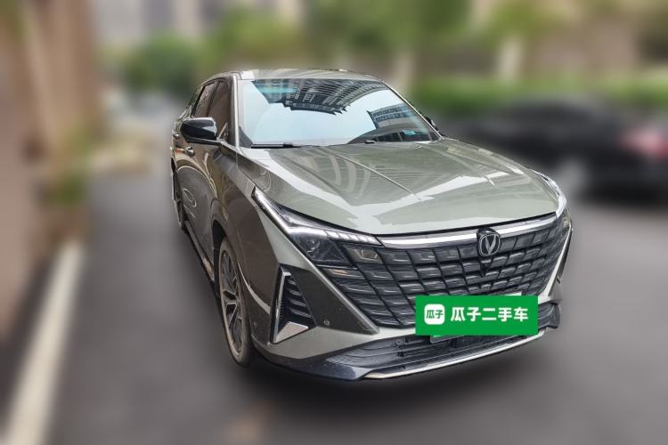 Used CHANGAN UNI-Z New Energy 2024 Blue Whale Smart Electric iDD 125km Excellence Model Front Right 45 Deg
