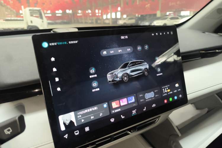 Used CHANGAN UNI-Z New Energy 2024 Blue Whale Smart Electric iDD 125km Beyond Edition Audio And AC Panel