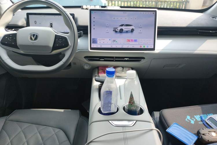 Used CHANGAN UNI-Z New Energy 2024 Blue Whale Smart Electric iDD 125km Beyond Edition Audio And AC Panel