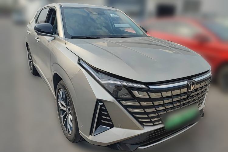 Used CHANGAN UNI-Z New Energy 2024 Blue Whale Smart Electric iDD 125km Excellence Model Front Right 45 Deg