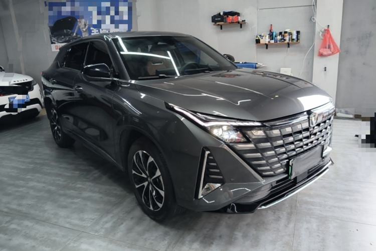 Used CHANGAN UNI-Z New Energy 2024 Blue Whale Smart Electric iDD 125km Excellence Model Front Right 45 Deg