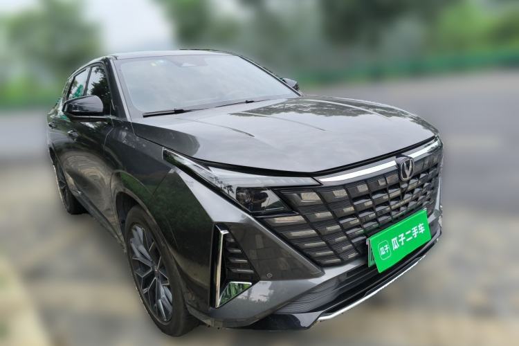 Used CHANGAN UNI-Z New Energy 2024 Blue Whale Smart Electric iDD 125km Excellence Model Front Right 45 Deg