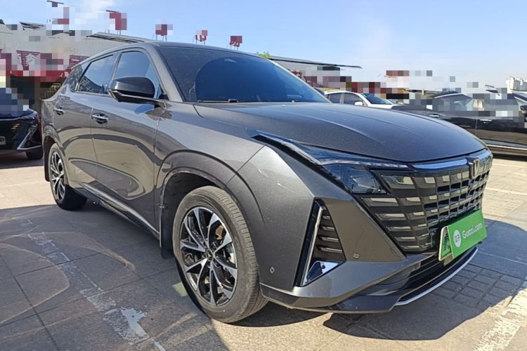 Used CHANGAN UNI-Z New Energy 2024 Blue Whale Smart Electric iDD 125km Excellence Model Front Right 45 Deg