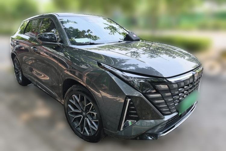 Used CHANGAN UNI-Z New Energy 2024 Blue Whale Smart Electric iDD 125km Excellence Model Front Right 45 Deg