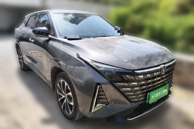 Used CHANGAN UNI-Z New Energy 2024 Blue Whale Smart Electric iDD 125km Excellence Model Front Right 45 Deg