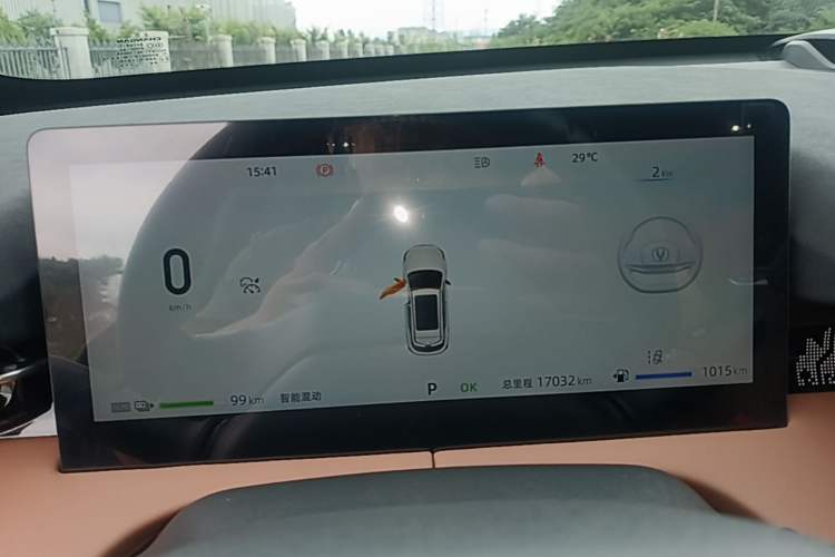 Used CHANGAN UNI-Z New Energy 2024 Blue Whale Smart Electric iDD 125km Excellence Model Instrument Cluster