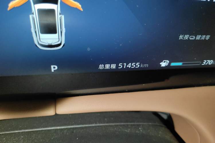 Used CHANGAN UNI-Z New Energy 2024 Blue Whale Smart Electric iDD 125km Excellence Model Odometer Close Up