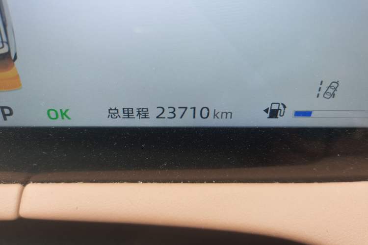 Used CHANGAN UNI-Z New Energy 2024 Blue Whale Smart Electric iDD 125km Beyond Edition Odometer Close Up