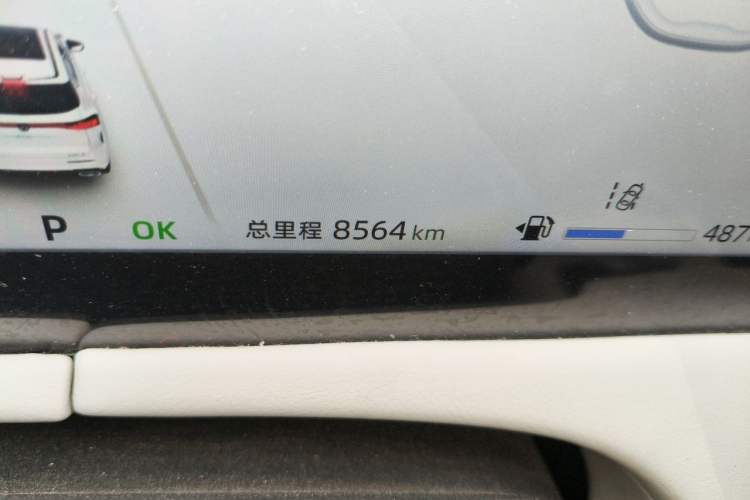 Used CHANGAN UNI-Z New Energy 2024 Blue Whale Smart Electric iDD 125km Excellence Model Odometer Close Up