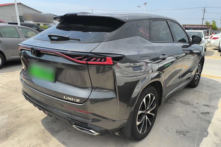 Used CHANGAN UNI-Z New Energy 2024 Blue Whale Smart Electric iDD 125km Beyond Edition Rear Right 45 Deg