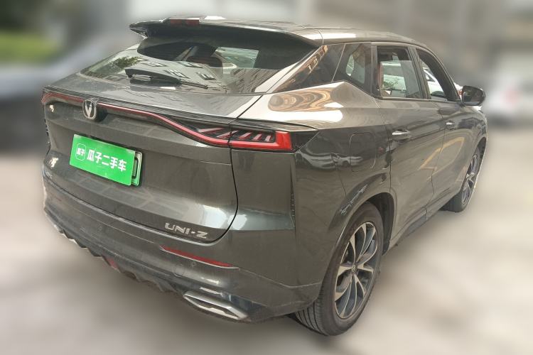 Used CHANGAN UNI-Z New Energy 2024 Blue Whale Smart Electric iDD 125km Beyond Edition Rear Right 45 Deg