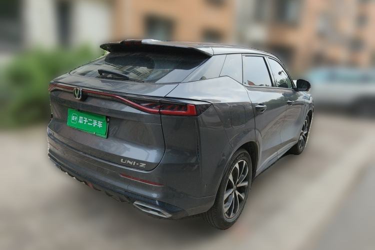 Used CHANGAN UNI-Z New Energy 2024 Blue Whale Smart Electric iDD 125km Excellence Model Rear Right 45 Deg