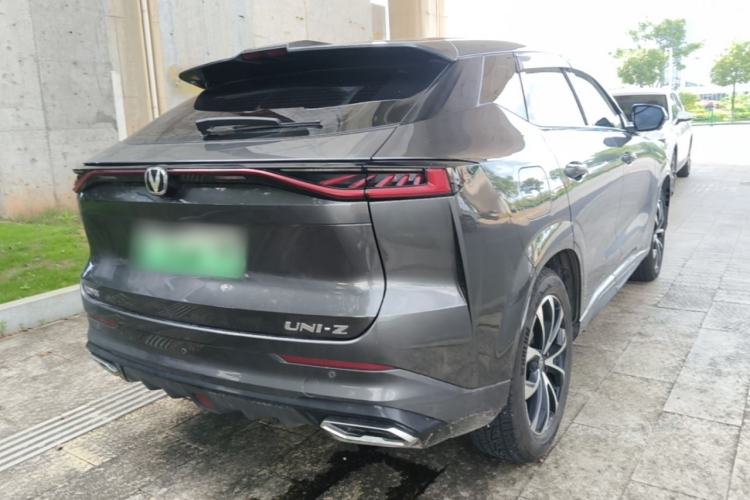 Used CHANGAN UNI-Z New Energy 2024 Blue Whale Smart Electric iDD 125km Beyond Edition Rear Right 45 Deg