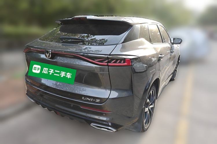 Used CHANGAN UNI-Z New Energy 2024 Blue Whale Smart Electric iDD 125km Excellence Model Rear Right 45 Deg