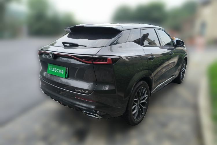 Used CHANGAN UNI-Z New Energy 2024 Blue Whale Smart Electric iDD 125km Excellence Model Rear Right 45 Deg