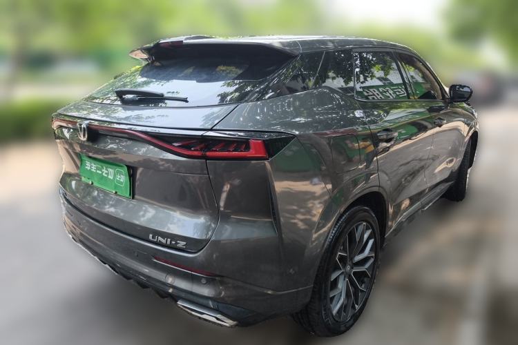 Used CHANGAN UNI-Z New Energy 2024 Blue Whale Smart Electric iDD 125km Excellence Model Rear Right 45 Deg