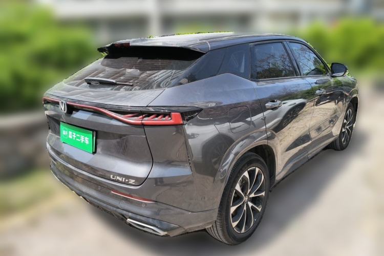 Used CHANGAN UNI-Z New Energy 2024 Blue Whale Smart Electric iDD 125km Excellence Model Rear Right 45 Deg