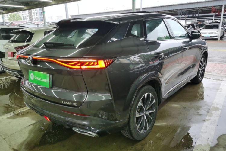 Used CHANGAN UNI-Z New Energy 2024 Blue Whale Smart Electric iDD 125km Excellence Model Rear Right 45 Deg