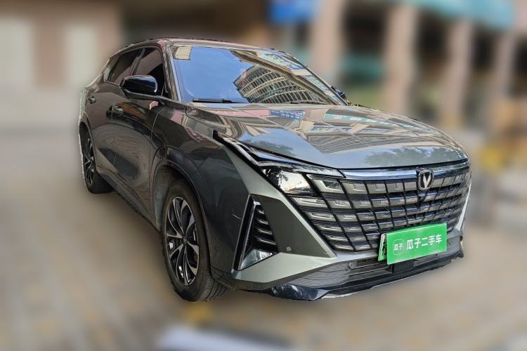 Used CHANGAN UNI-Z New Energy 2024 Blue Whale Smart Electric iDD 125km Excellence Model Front Right 45 Deg