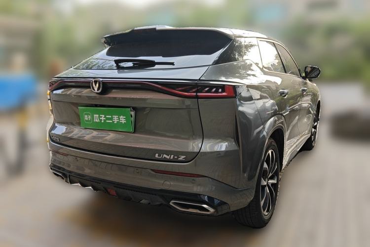 Used CHANGAN UNI-Z New Energy 2024 Blue Whale Smart Electric iDD 125km Excellence Model Rear Right 45 Deg